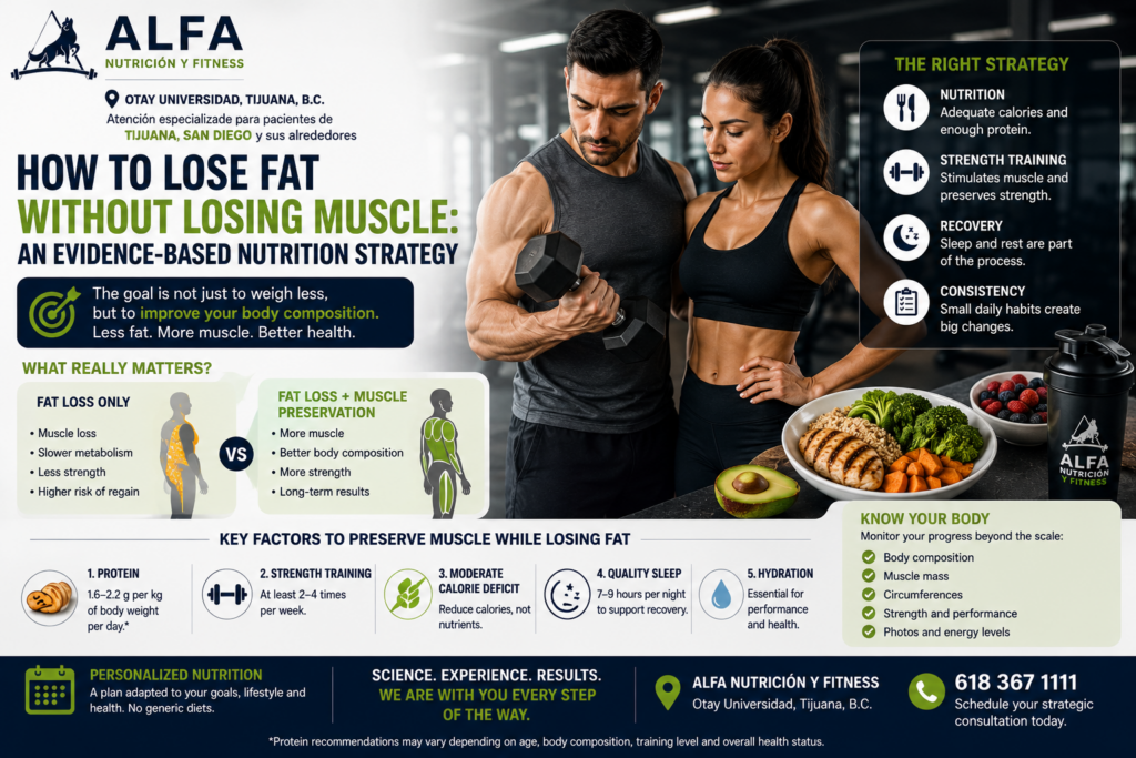 How to Lose Fat Without Losing Muscle: An Evidence-Based Nutritional Strategy